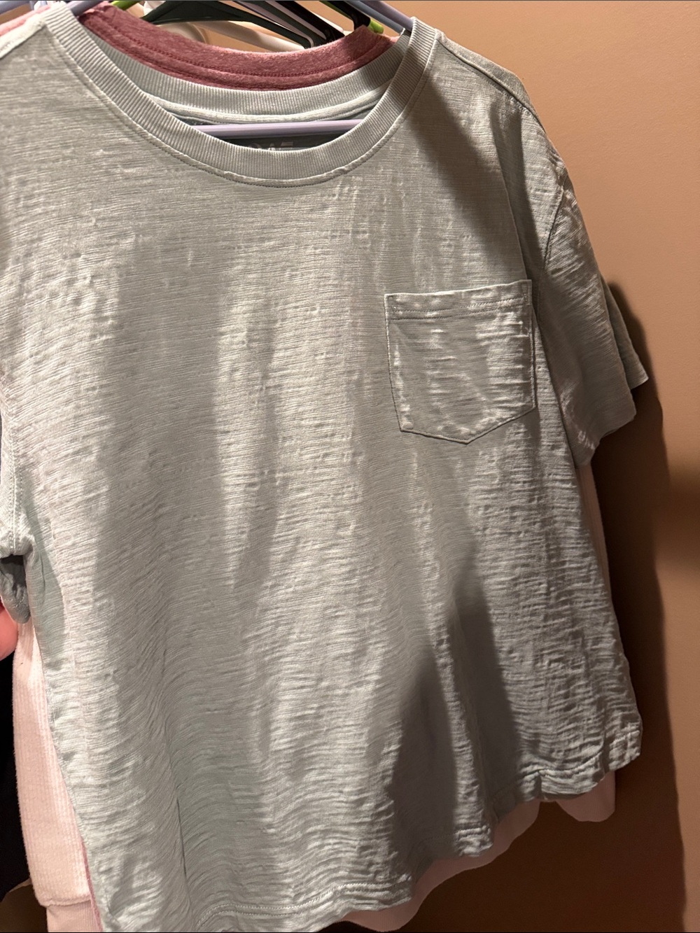 Everyday Crewneck Pocket Tee in Light Mint